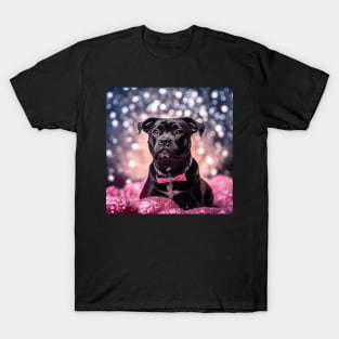 Glitter Staffy T-Shirt